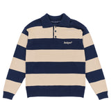 Aravon Knit Polo - Navy Stripe