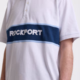 Cobb Logo Panel Polo Shirt - White