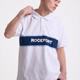 Cobb Logo Panel Polo Shirt - White