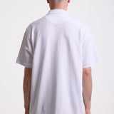 Cobb Logo Panel Polo Shirt - White