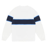 Hubbard Logo Panel Sweatshirt - White