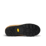 Rockport tan wheat hiker boot with black sole on a white background